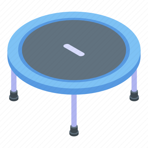 Cartoon, child, isometric, person, round, sport, trampoline icon - Download on Iconfinder
