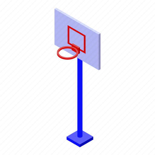 Backboard, basketball, cartoon, fitness, isometric, silhouette, sport icon - Download on Iconfinder