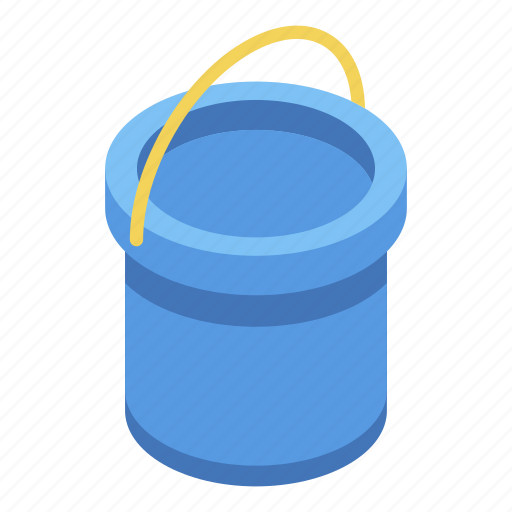 Baby, bucket, business, cartoon, isometric, kid, plastic icon - Download on Iconfinder