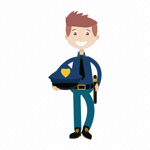 Boy, kid, police, policeman icon - Download on Iconfinder
