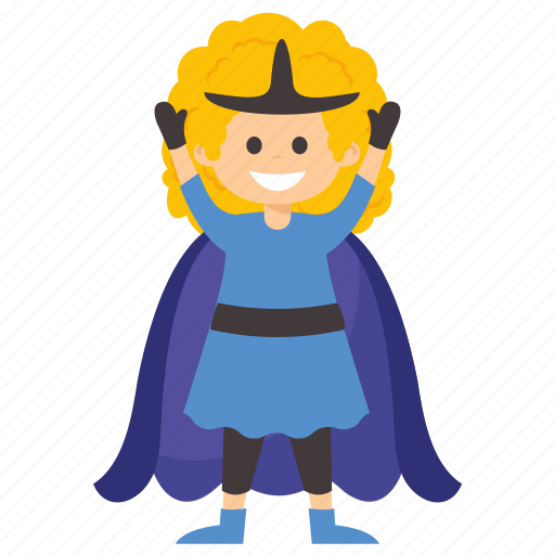 Carol danvers, child superhero, comic superhero, superhero cartoon, superhero kid icon - Download on Iconfinder