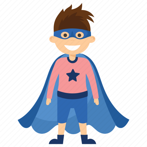 Child superhero, comic superhero, mister fantastic, superhero cartoon, superhero kid icon - Download on Iconfinder