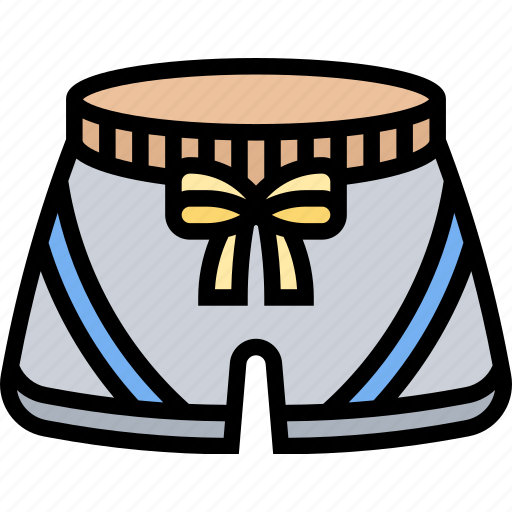 Shorts, gym, pants, elastic, sporty icon - Download on Iconfinder