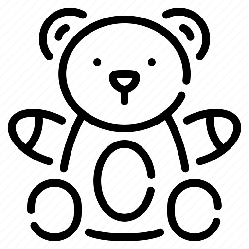 Teddy, bear, emoticon, animal, toys, cute, teddy bear icon - Download on Iconfinder