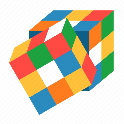 Cube, rubik, game, cubic, puzzle, toy, entertainment icon - Download on Iconfinder