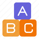 abc, blocks, language, education, school, font, text, letters, study