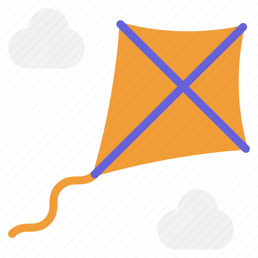 Kite, summer, festival, game, flying, sky, play icon - Download on Iconfinder
