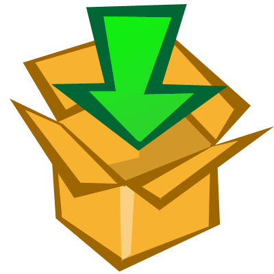 Arrow, box, down, download icon - Free download