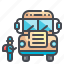 bus, school, transport, public, vehicle 