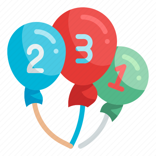 Balloon, birthday, party, celebration, decoration icon - Download on Iconfinder
