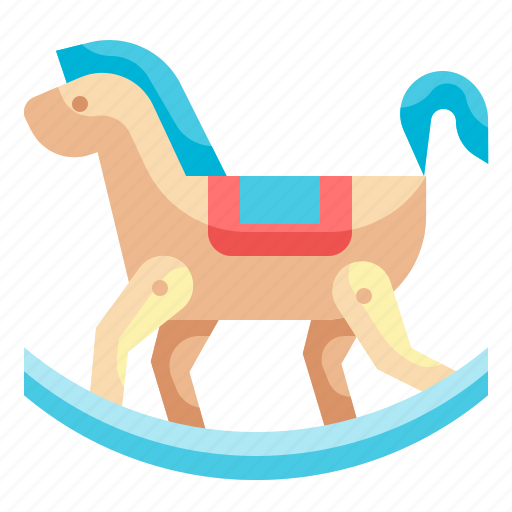 Horse, rocking, chair, kid, toy icon - Download on Iconfinder