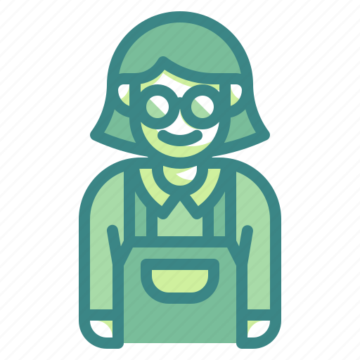 Teacher, woman, avatar, occupation, babysitter icon - Download on Iconfinder