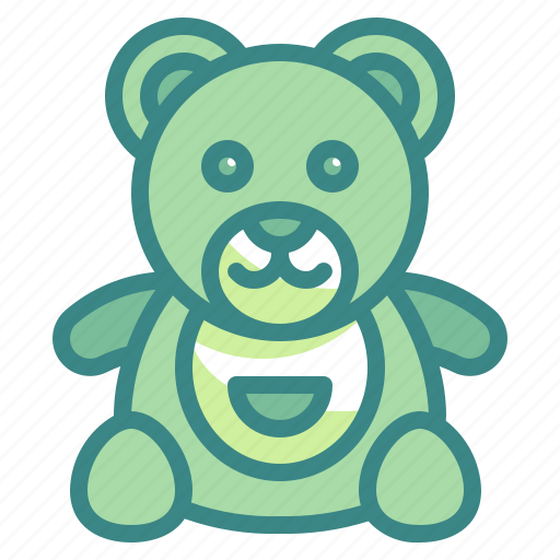 Bear, teddy, doll, puppet, fluffy icon - Download on Iconfinder