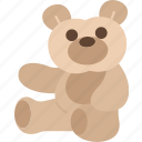 doll, bear, teddy, kids, toy