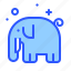 elephant, kid, children 