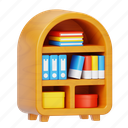 bookshelf, library, book, education, furniture, knowledge, study, literature, wooden 