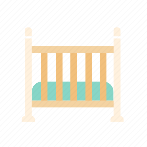 Bed, cot, cradle, crib, infant, kindergarten, toddler icon - Download on Iconfinder