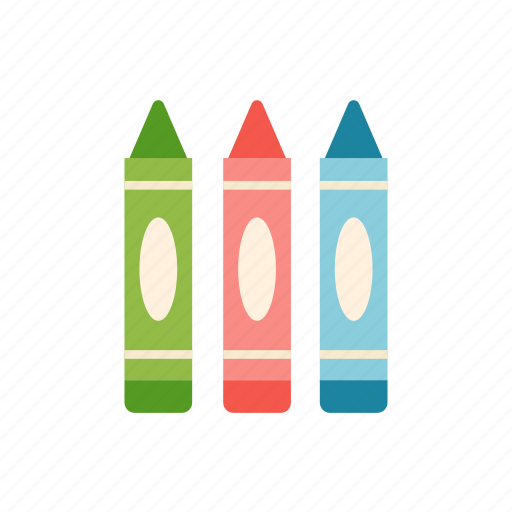 Children, crayons, creativity, education, kid, paint, school icon - Download on Iconfinder