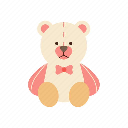 Baby, bear, childhood, doll, kindergarten, teddy, toy icon - Download on Iconfinder