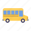 bus, childhood, school, school bus, student, transport, transportation 