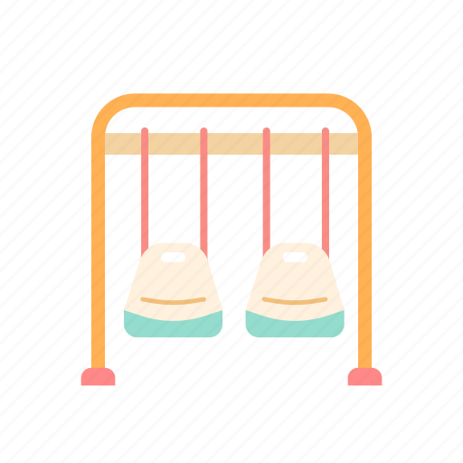 Childhood, elementary, kids, playground, school, swing, swings icon - Download on Iconfinder
