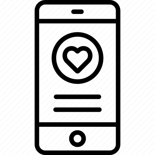 Smartphone, mobile, heart, favourite, love icon - Download on Iconfinder