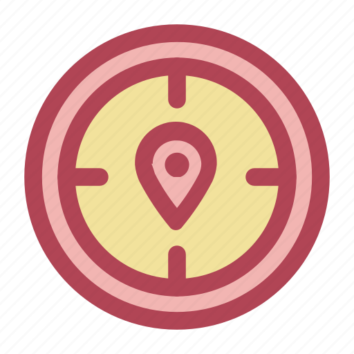 Compass, gps, location, map, navigation, place, point icon - Download on Iconfinder