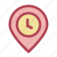 clock, location, navigation, pin, schedule, time, timer 