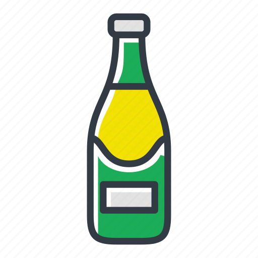 Alcohol, bar, bottle, bubbly, champagne, liquor icon - Download on Iconfinder