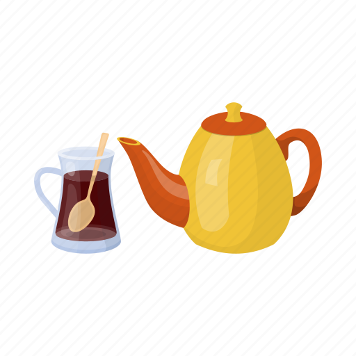 Equipment, fixture, glass, kettle, kitchen, tea icon - Download on Iconfinder