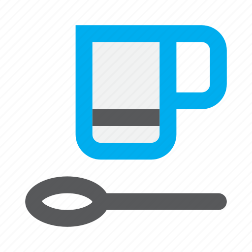 Coffee, cup, drink, mug, spoon, tea icon - Download on Iconfinder