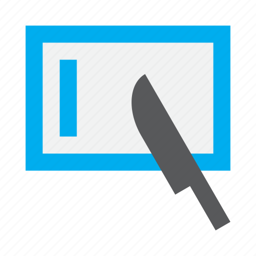 Board, cooking, cutting, kitchen, knife icon - Download on Iconfinder
