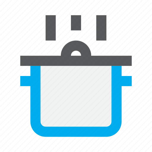 Boiling, cooking, pan, pot, saucepan, soup, tableware icon - Download on Iconfinder