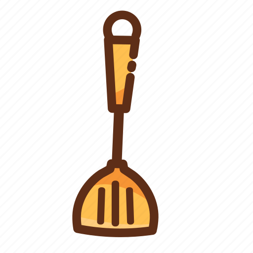 Home, kitchen, slotted, spatula icon - Download on Iconfinder