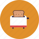 eat, food, gadget, kitchen, toast, toaster
