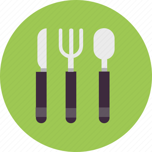 Cooking, cutlery, fork, kitchen, knife, spoon icon - Download on Iconfinder