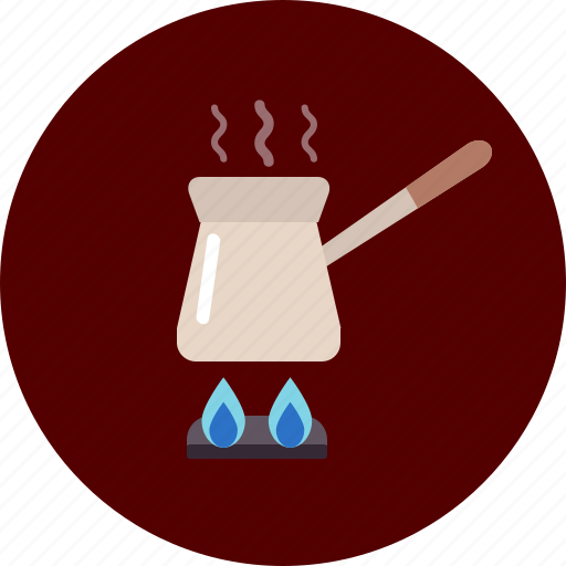 Coffee, drink, fire, hot, kitchen, pot, tea icon - Download on Iconfinder