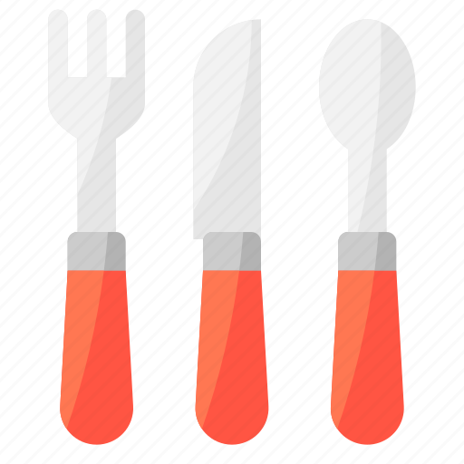 Cutlery, fork, spoon, plate, knife icon - Download on Iconfinder
