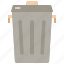 trash, can, rubbish, delete, ecology, environment, garbage, bin, button 