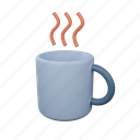 mug, cup, hot, coffee, tea, cafe, restaurant, kitchenware, kitchen 