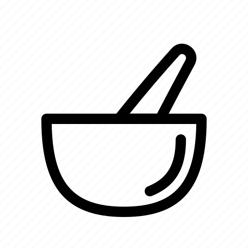 Cooking, cookware, kitchenware, mortar, pestle, pharmacy icon - Download on Iconfinder