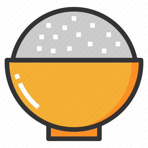 Bowl, cuisine, food, rice, utensil icon - Download on Iconfinder