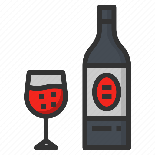 Bottle, drink, glass, whisky, wine icon - Download on Iconfinder