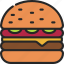 burger, fast, food, beef, hamburger 