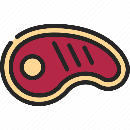 Cooked, steak, meat, sirloin, beef icon - Download on Iconfinder