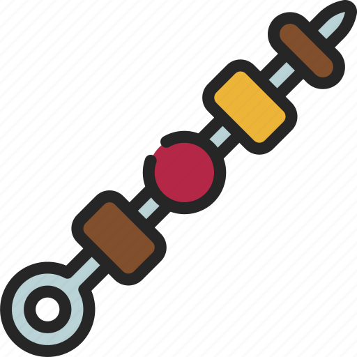 Meat, skewer, meats, grill, barbecue icon - Download on Iconfinder