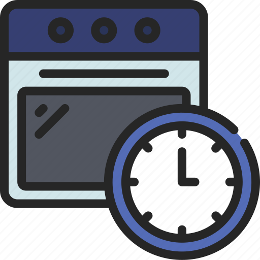 Oven, timer, time, clock, cooker icon - Download on Iconfinder