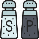 salt, and, pepper, condiments, spices