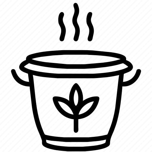Pot, cook, hot, kitchen, food, well, heat icon - Download on Iconfinder