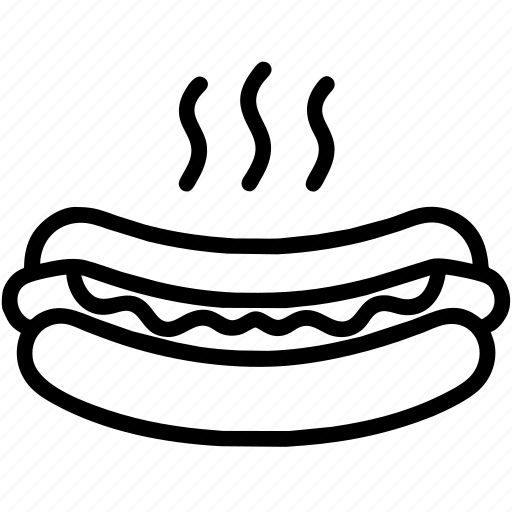 Hotdog, fast, food, snack, american, sausage, hot icon - Download on Iconfinder